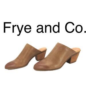 (Z1) Frye and Co. Women's Jacy Mule Slip On Booties inTobacco SZ 10